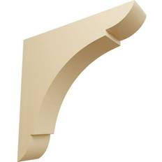 Moulding & Millwork Ekena Millwork BKTW01X08X08OLMA-CASE-6 Medium Olympic Wood Brackets 6-Pack