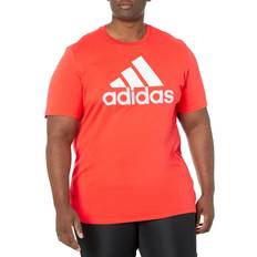 Adidas Big & Tall Badge of Sport Short Sleeve Tee Bright Red Tall