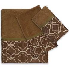 Popular Bath Spindle 3-piece Bath Towel Brown