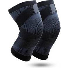 Knee Pads Winwin Black, XL Sports Knee Pads Silicone Anti-collision