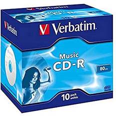 Optical Storage Verbatim CDR 80 Audio 10 Pack J/Case 16x