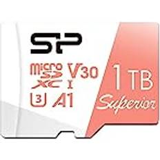 Adapter sd kort Silicon Power SP Silicon Power 1 TB Micro SD-kort U3 Nintendo-Switch kompatibel, SDXC microsdxc MicroSD-minneskort med adapter