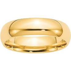 Primal Gold Bloomingdale's Fine Collection Men's 6mm Comfort Fit Band Ring in 14K Yellow Exclusive