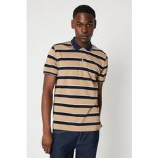 A rayas - Hombre Polos Universal Textiles Maine Mens Striped Pique Polo Shirt