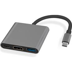 Nordic Dockningsstationer Nordic Docking Station USBC 30Hz USB C POWER 60W