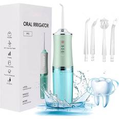 Irrigators HOD Health Green 220Ml Rechargeable 3 Modes Oral Irrigator Water Flosser