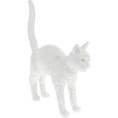 Seletti Jobby the Cat - White Table Lamp 46cm