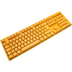 Ducky One 3 Yellow Keyboard, RGB Cherry MX Brown