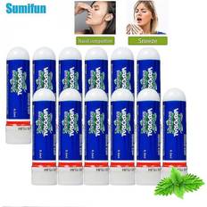 Medicines 12pcs 100% Original Thailand Nasal Inhaler Mint Essential Oil Nose Refreshing Cream