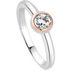 Topaz Jewellery Clogau Celebration Sterling Silver White Topaz Ring N