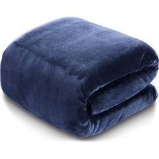 Textiles Oxford Homeware Navy Blankets Blue