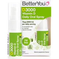 BetterYou D3000 Vitamin D Daily Oral Spray 3000 IU Vitamin D3