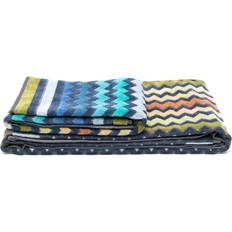 Missoni Home Set zwei Badezimmerhandtuch Blau