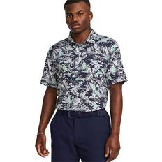 Clothing Under Armour Men's Playoff 3.0 Printed Polo Halo Gray Matrix Green Downpour Gray