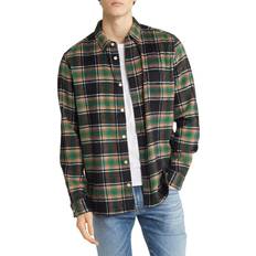 AllSaints Commune Plaid Flannel Button-up Shirt