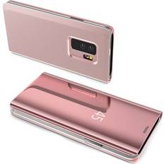 Samsung s9 plus fodral Skal-man Samsung Galaxy S9 S9 plus Fodral View Cover Rosa