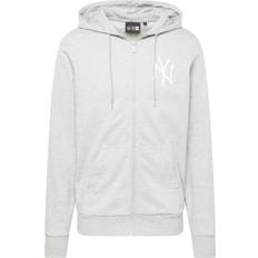 New Era York Yankees MLB Essential Full Zip Hoodie - Grey