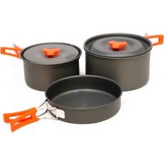Hard Anodised Cook Kit Kastrull Storlek 2 Person Färg grå