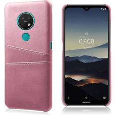 Nokia 7.2 6.2 skal med korthållare Rosa
