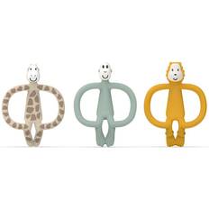 Matchstick Monkey Geschenkset Beißringe 3er Pack Ludo Löwe, Gigi Giraffe & Affe 3 St Set