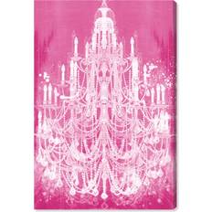 Interior Details Wynwood Studio Fashion and Glam Privee Diamonds Pink Wall Decor 24x36"