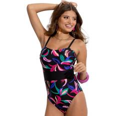 Polyamide Swimsuits Pour Moi Womens 21108 Palermo Control Swimsuit Multicolour Elastane