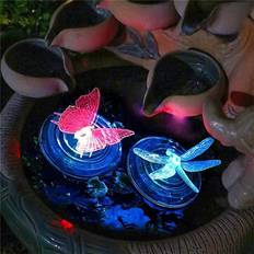 Garden & Outdoor Environment Winwin Butterfly Solar Floating Lights for Pond Decoration