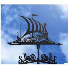 Garden & Outdoor Environment YETP Star Sailing Ship Metal Weathervane,Witch Iron Weather