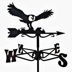 Garden & Outdoor Environment YETP Star and Mouse Metal Weathervane,Witch Iron Weather Vane,Sea Rover