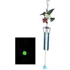 Garden & Outdoor Environment Winwin Green Bird Aluminum Tube Solar Fluorescent Bird