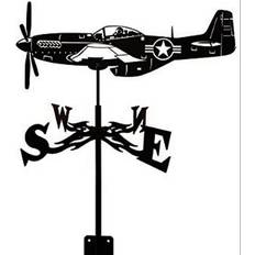 Garden & Outdoor Environment YETP Star Metal Weathervane,Witch Iron Weather Vane,Sea Rover