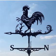 Garden & Outdoor Environment YETP Star Cock Metal Weathervane,Witch Iron Weather Vane,Sea Rover