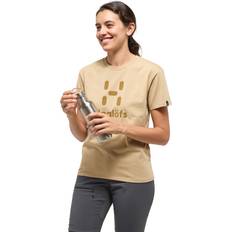 Haglöfs Dame T-skjorter & Singleter Haglöfs Women's Camp Tee T-shirt XL, sand