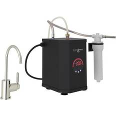 Rohl Polished Handle High-arc Filtered Nickel