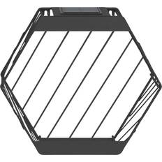 Aamen Metal Hexagonal Wall Planted Solar Lights Lights