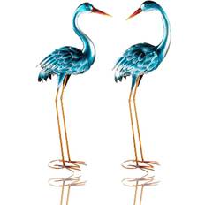 Aamen Metal Twist Heron Garden-Colored Heron