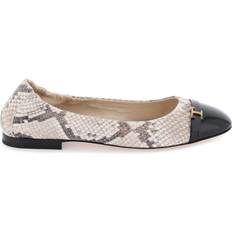 Tod's Lage schoenen Tod's Snake-printed Leather Ballet Flats