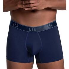 Leopard Men's Underwear Leo Men's Comfort Tech Anti-Bacterial Soft Microfiber Trunk in Blue 033341 HisRoom.com