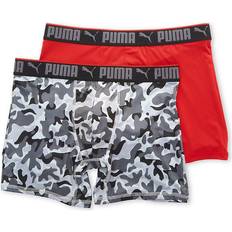 Puma Men Men's Underwear Puma Men's Sportstyle Camo Print Boxer Brief Pack 15665 HisRoom.com