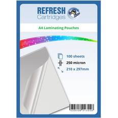 Transparent Lamination Films Refresh Cartridges Refresh Cartridges Glossy Laminating Pouches A4