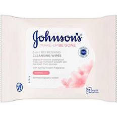 Mineral Makeup Removers Johnson's JOHNSON'S Face Care Makeup Be Gone Refreshing Wipes, Pack of 25