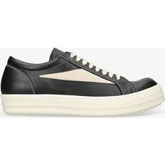 Rick Owens Trainers Rick Owens Blk/white Vintage Low Grained-leather and Suede Low-top Trainers Eur Men