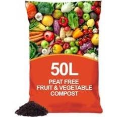 Simpa Peat Free Nutrient Rich Fruit & Vegetable Compost 50L