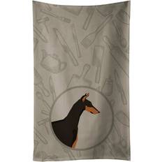 Textiles Carolines Treasures Carolines Treasures CK2182KTWL Doberman In the Kitchen Towel Multicolor
