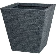 Strata Effect Planter 33.5cm Ash