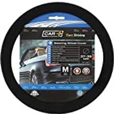 SUMEX CAR+ 2505SLB Black Silk Touch Steering Wheel Cover