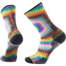 Hiking - Purple Socks Smartwool Hike Light Cushion Love Lives Here Print Crew Socks 2024 in Purple Nylon/Wool/Elastane