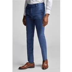 Antique Rogue Blue Texture Men's Trousers Blue 30S