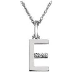 Hot Diamonds Collane Hot Diamonds Sterling Silver Micro 'E' Necklace TITLE Silver