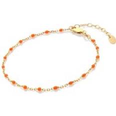 Hot Diamonds Gioielli Hot Diamonds x Jac Jossa Gold Plated Sterling Silver Ocean Orange Bracelet